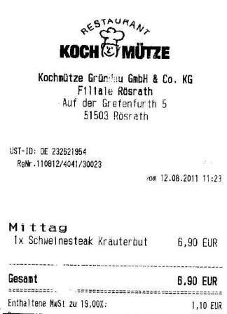 adeu H�ffner Kochm�tze Restaurant